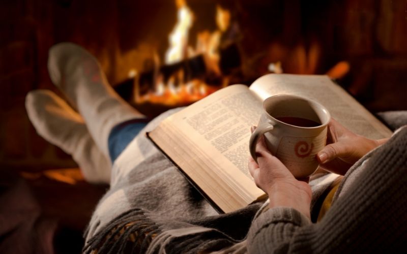 Photo of Mabon Celebrations - cozy time reading a book