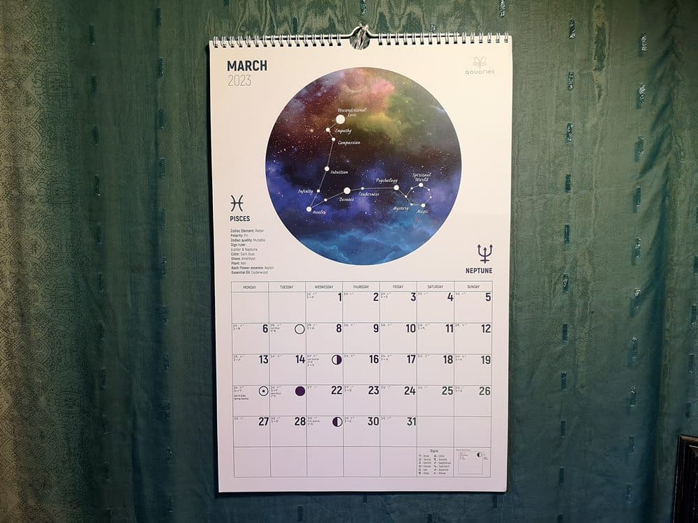 Photo of  2023 Moon Calendar - Aquaries